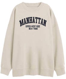 Vero Moda VMCHICAGO Sweatshirt -Oatmeal - 10280766