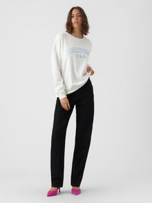 Vero Moda VMCHICAGO Sweatshirt -Snow White - 10280766