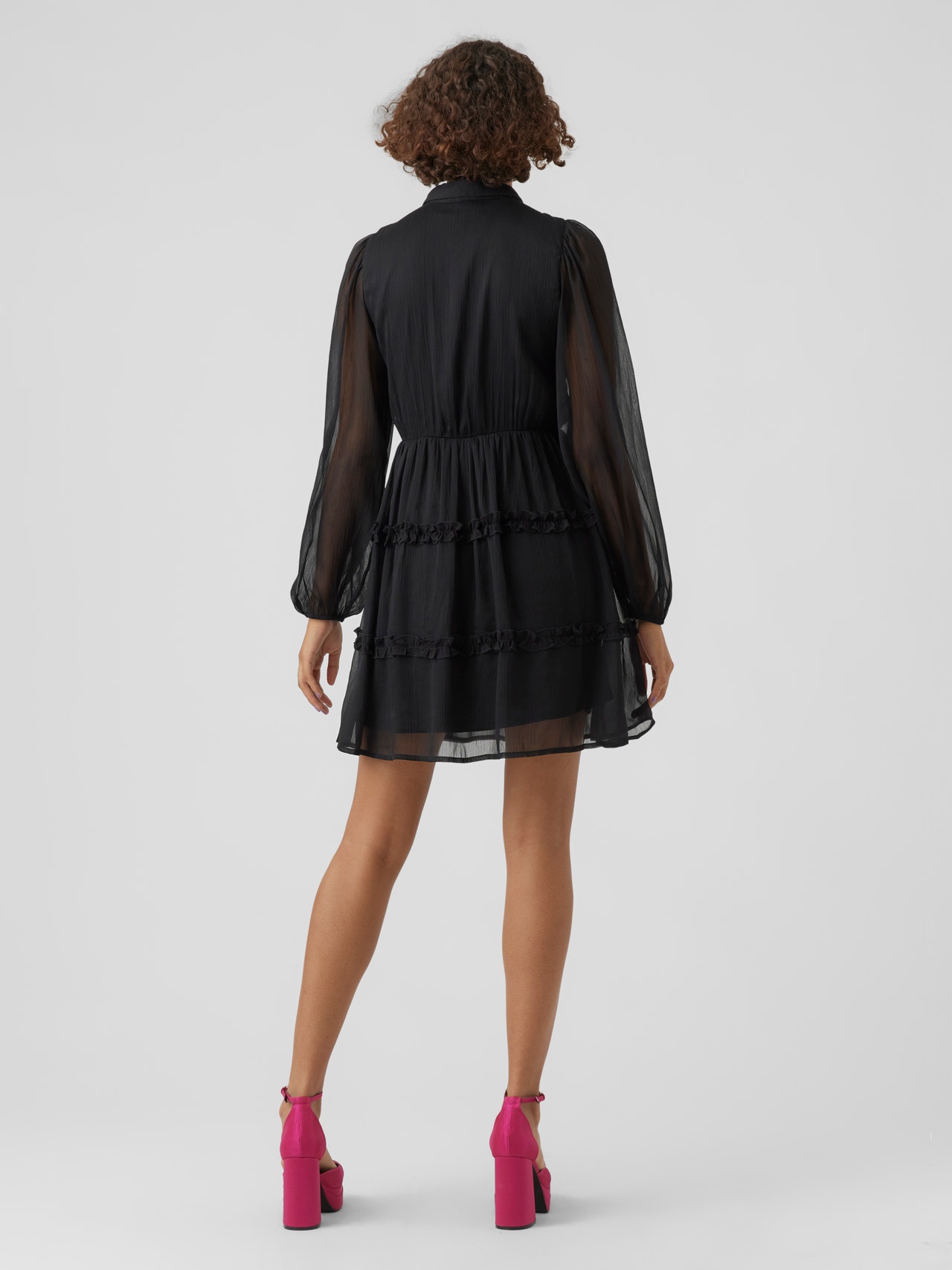 Vero Moda VMKAYA Kort kjole -Black - 10280893