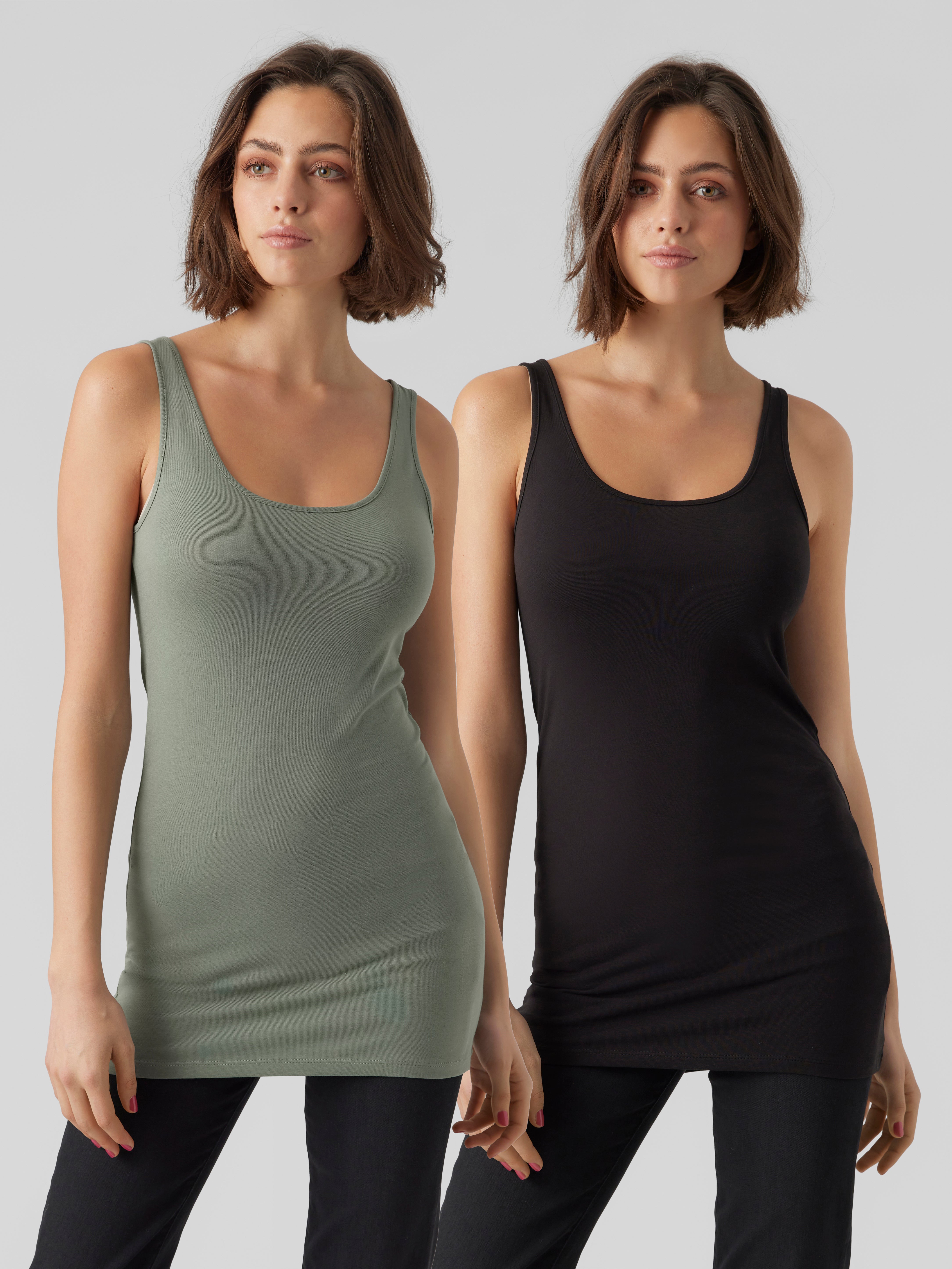 VMMAXI Tank-Top | Dunkelbraun | Vero Moda®