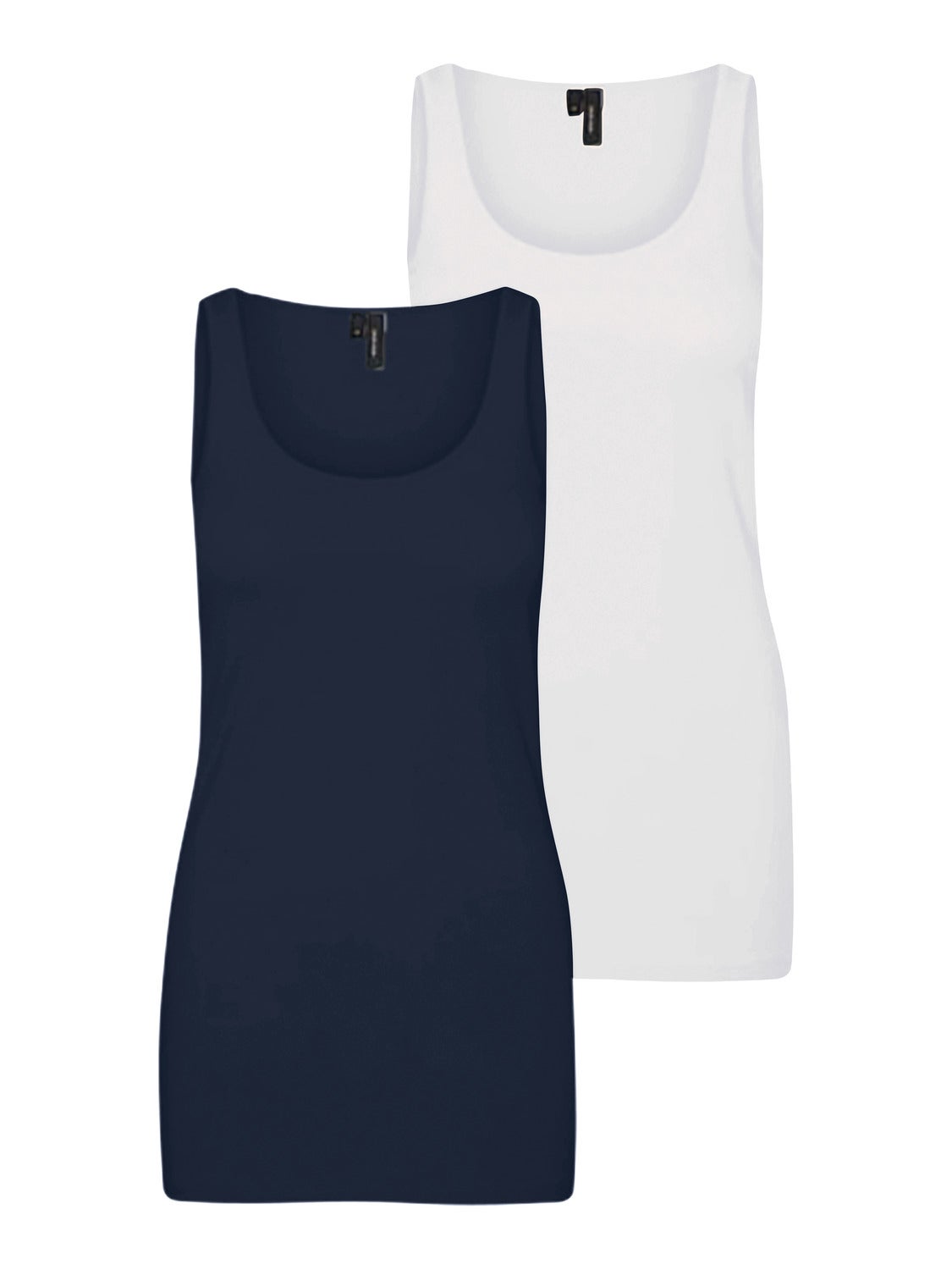 long tanktop 2-pack | Dark Blue | Vero Moda®