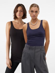 Vero Moda VMMAXI 2-Pack Tanktop -Navy Blazer - 10280920