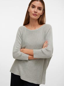 Vero Moda VMNORA Pullover -Light Grey Melange - 10281013