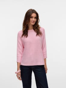 Vero Moda VMNORA Pullover -Pink-A-Boo - 10281013