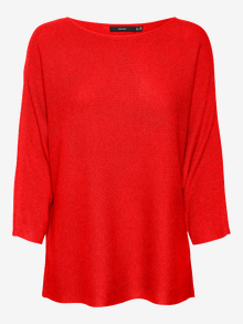 Vero Moda VMNORA Pullover -Fiery Red - 10281013
