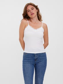 Vero Moda VMALVA Top -Bright White - 10281128