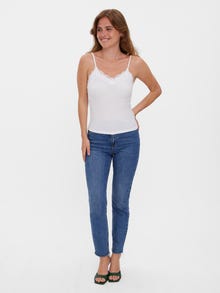 Vero Moda VMALVA Top -Bright White - 10281128