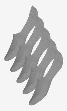 Vero Moda VMCINDY 5-pack Socks -Grey Melange - 10281150