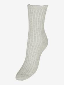 Vero Moda VMENA Strømper -Grey Melange - 10281209