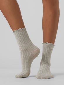 Vero Moda VMENA Socks -Grey Melange - 10281209