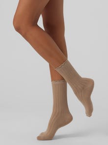 Vero Moda VMENA Socken -Silver Mink - 10281209