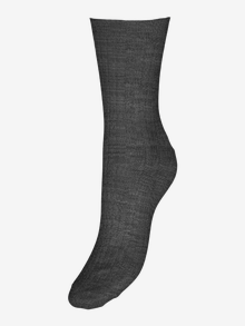 Vero Moda VMENA Strømper -Dark Grey Melange - 10281209