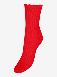 Vero Moda VMENA Strømper -High Risk Red - 10281209