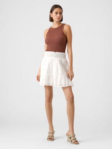 Vero Moda VMMAJA Høy midje Kort skjørt -Snow White - 10281724
