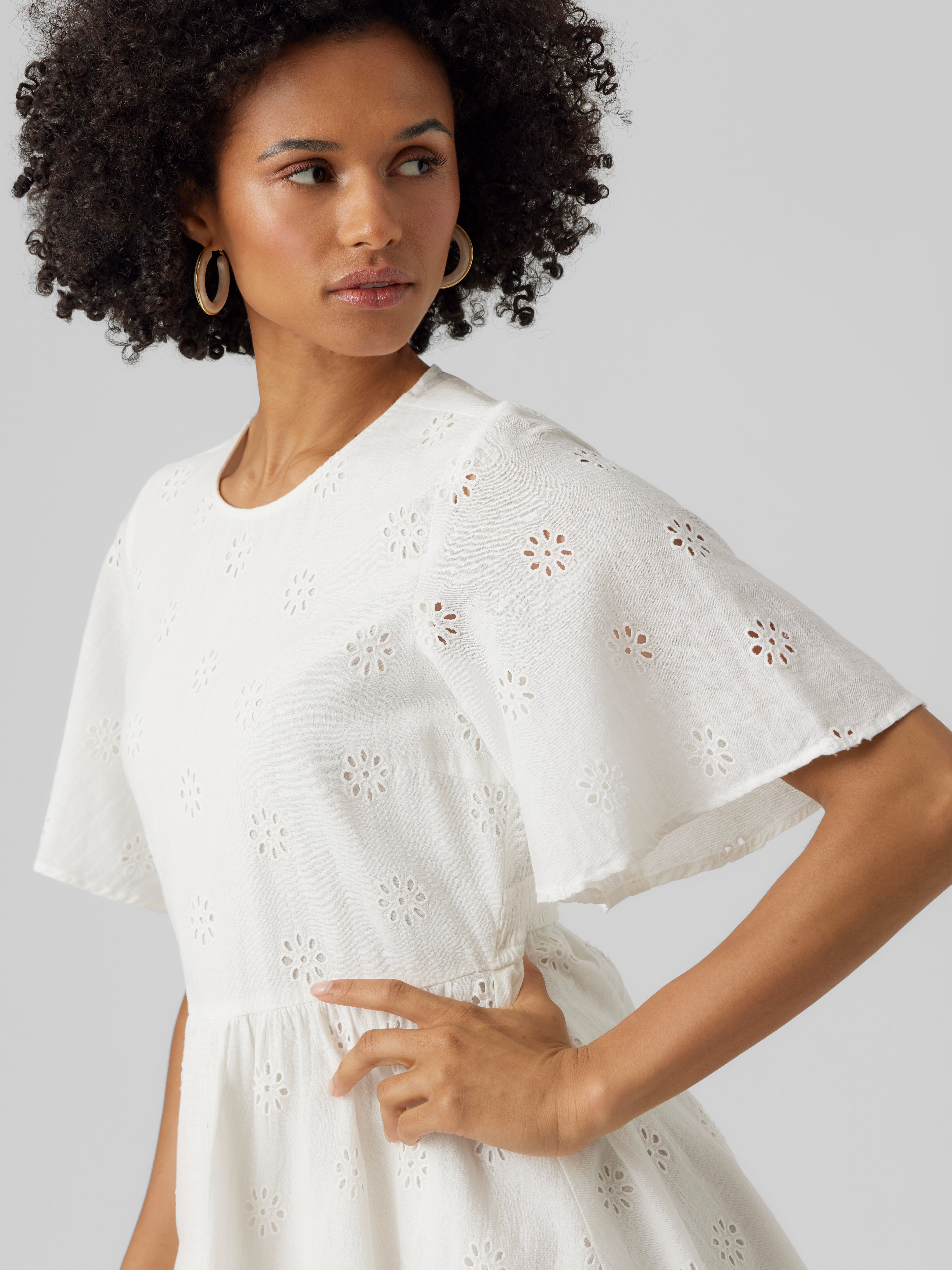 Vero moda robe online blanche