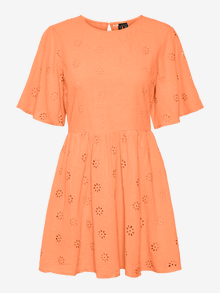 Vero Moda VMMAJA Kort kjole -Cantaloupe - 10281728