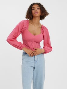 Vero Moda VMPOLINA Topp -Hot Pink - 10281755