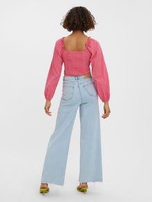 Vero Moda VMPOLINA Topp -Hot Pink - 10281755