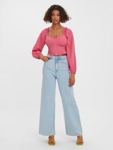 Vero Moda VMPOLINA Topp -Hot Pink - 10281755