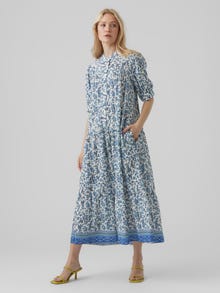 Vero Moda VMMILAN Kort klänning -Dazzling Blue - 10281758