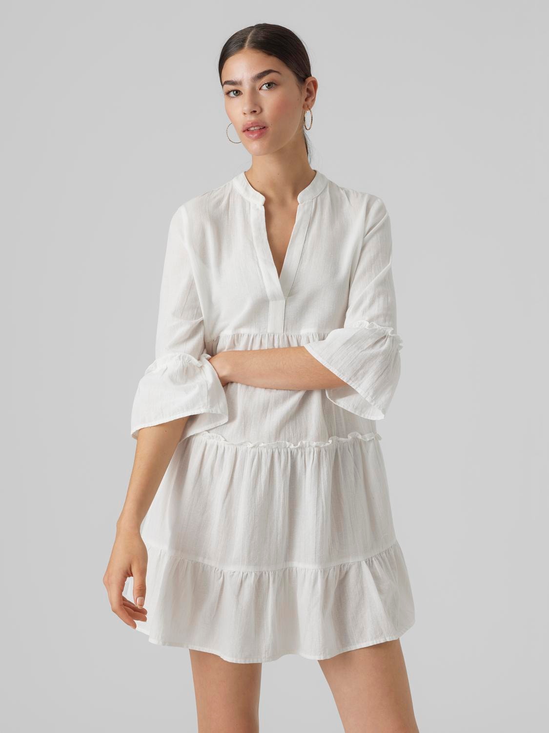 Hubert Hudson emulsion Agent Kort kjole | White Clear | Vero Moda®