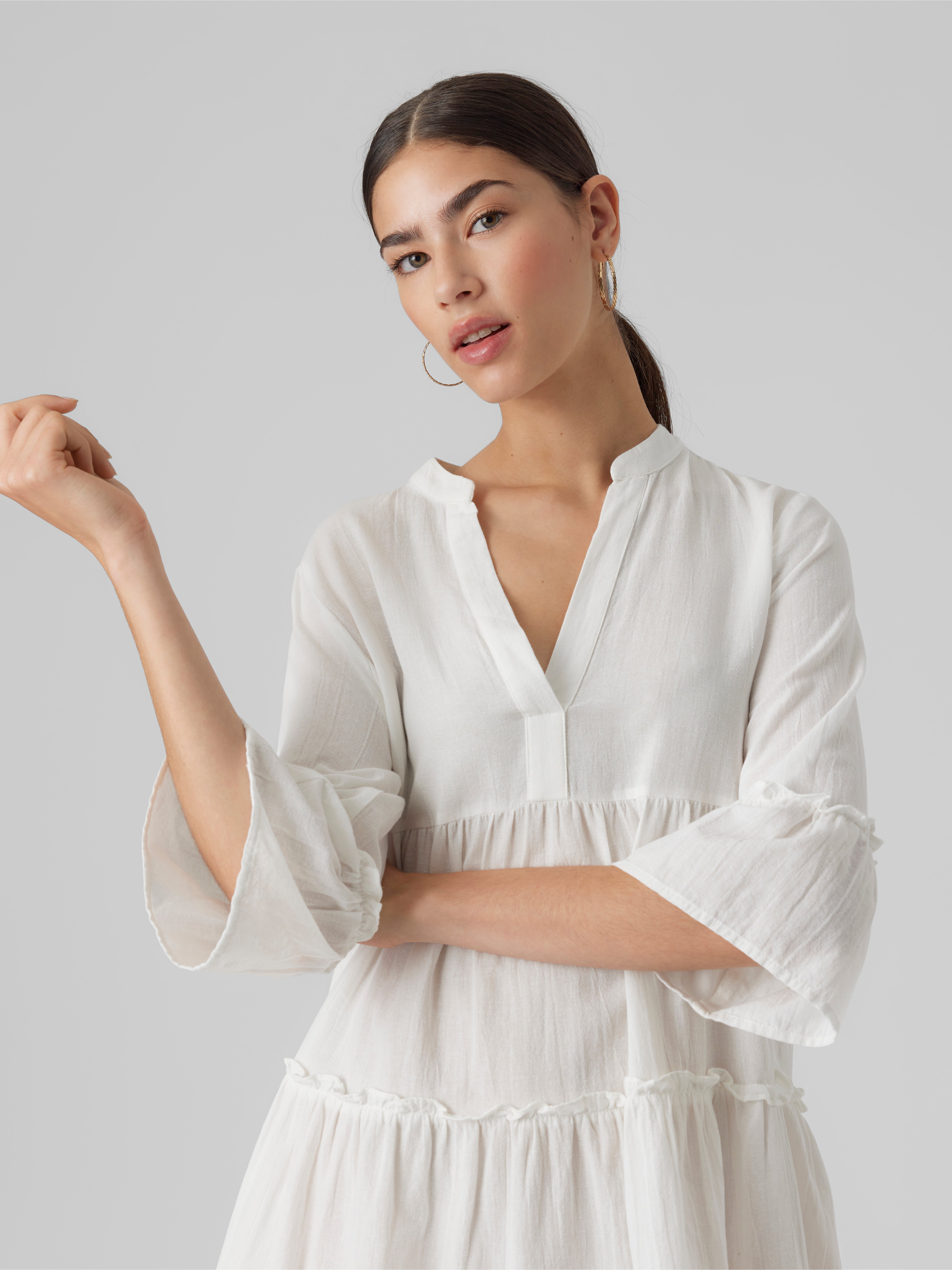 Robe blanche vero moda sale