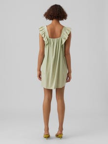 Vero Moda VMMORAN Kort klänning -Reseda - 10281811