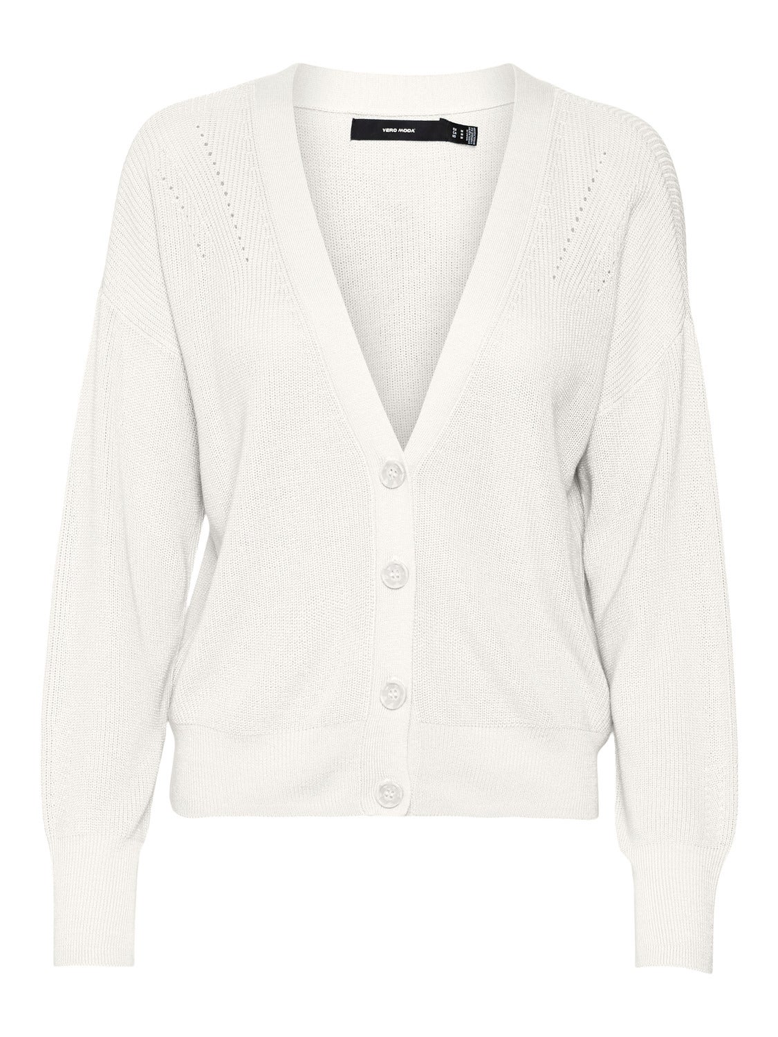 VMNEWLEXSUN Knit Cardigan | White Clear | Vero Moda®