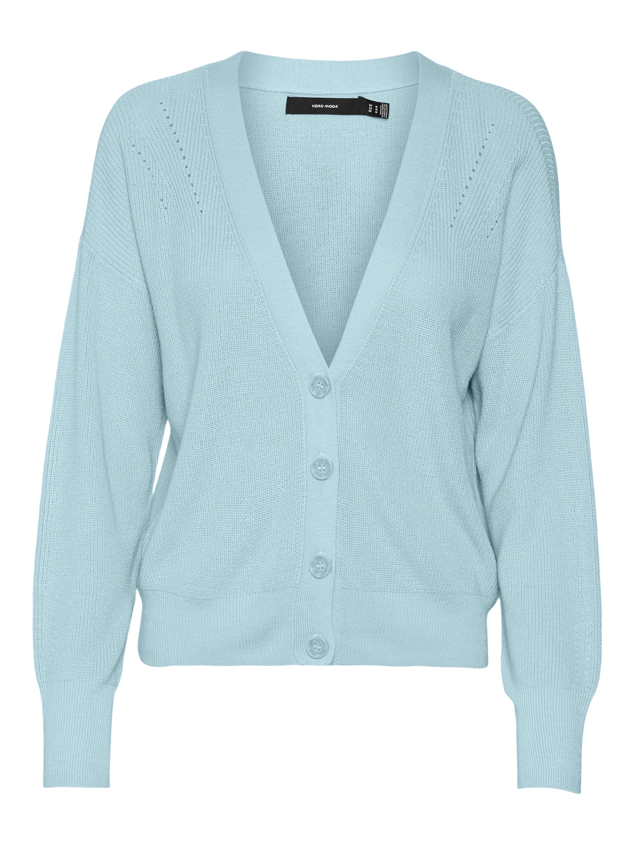 VMNEWLEXSUN Knit Cardigan, Light Turquoise