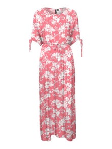 Vero Moda VMMENNY Lang kjole -Georgia Peach - 10281885