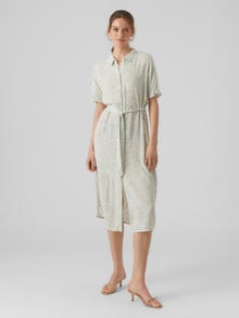 Vero Moda VMMENNY Langes Kleid -Reseda - 10281893