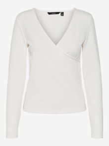 Vero Moda VMRIVA T-Shirt -Snow White - 10282046