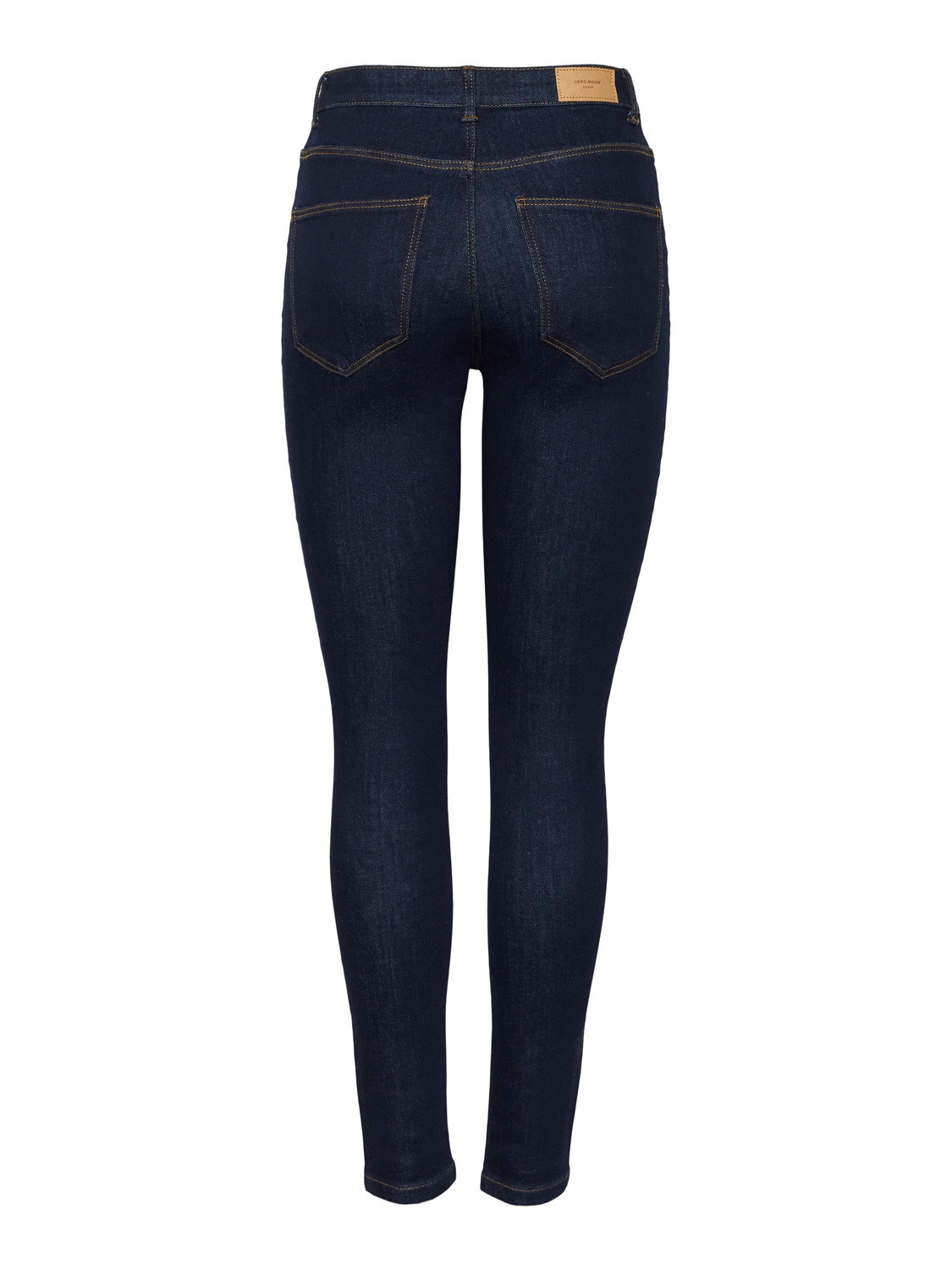 Vero Moda VMSOPHIA Hohe Taille Skinny Fit Jeans -Dark Blue Denim - 10282214