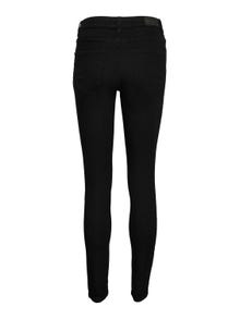 Vero Moda VMFLEX-IT Mid rise Skinny Fit Jeans -Black - 10282223