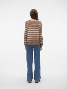 Vero Moda VMNOVA Pullover -Brown Lentil - 10282354