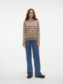 Vero Moda VMNOVA Pullover -Brown Lentil - 10282354