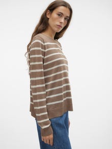 Vero Moda VMNOVA Pullover -Brown Lentil - 10282354