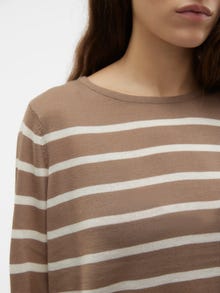 Vero Moda VMNOVA Pullover -Brown Lentil - 10282354