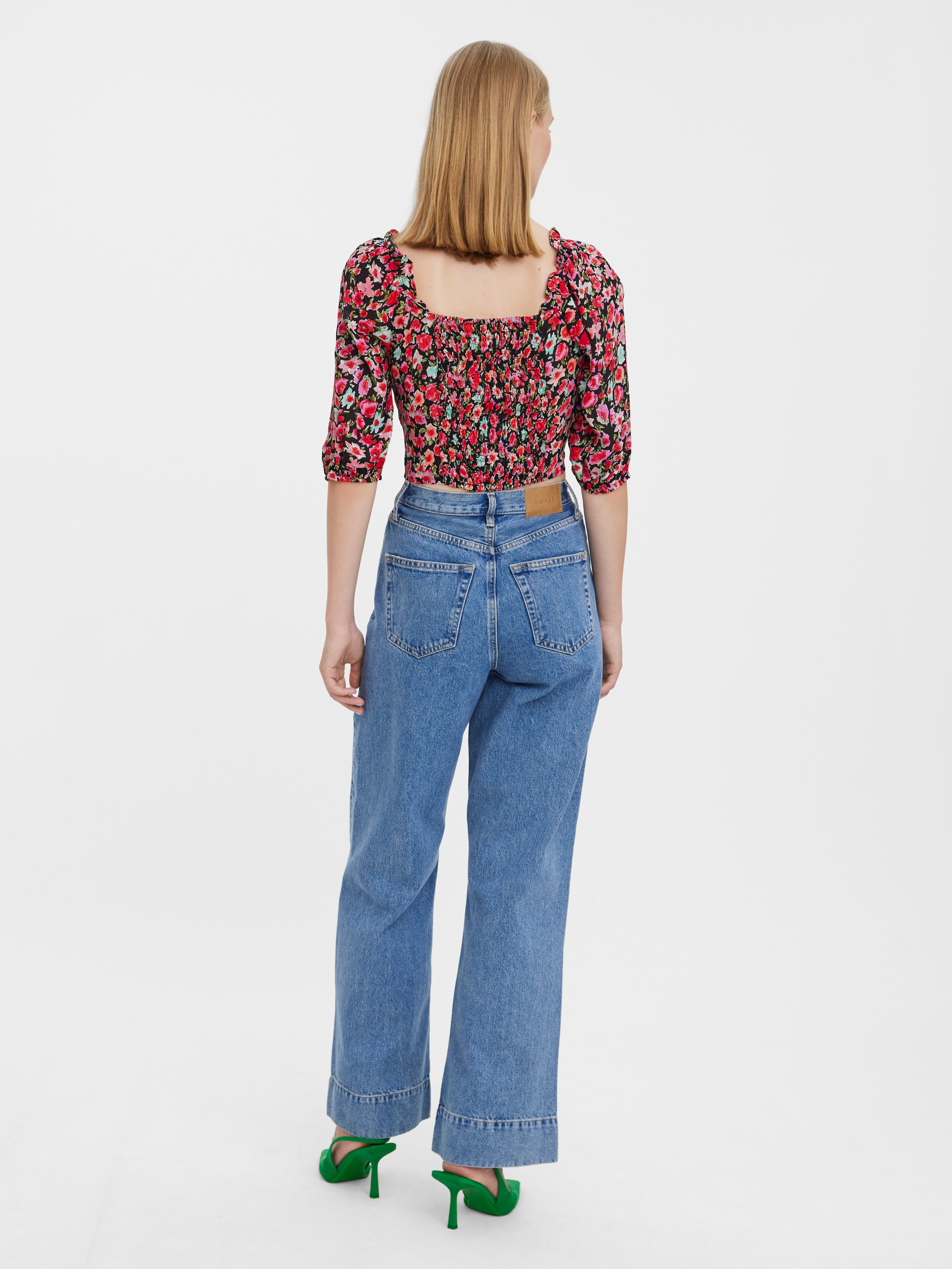 vero moda cropped jeans