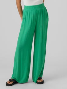 Vero Moda VMMENNY Korkea vyötärö Housut -Bright Green - 10282478
