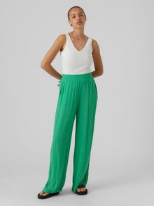 Vero Moda VMMENNY Korkea vyötärö Housut -Bright Green - 10282478