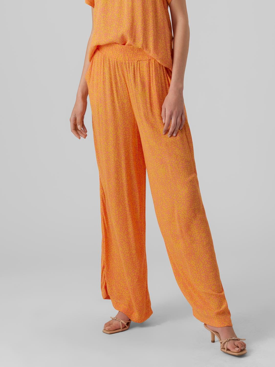 Vero Moda VMMENNY Spodnie -Georgia Peach - 10282478