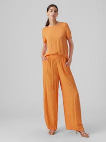Vero Moda VMMENNY High rise Trousers -Georgia Peach - 10282478