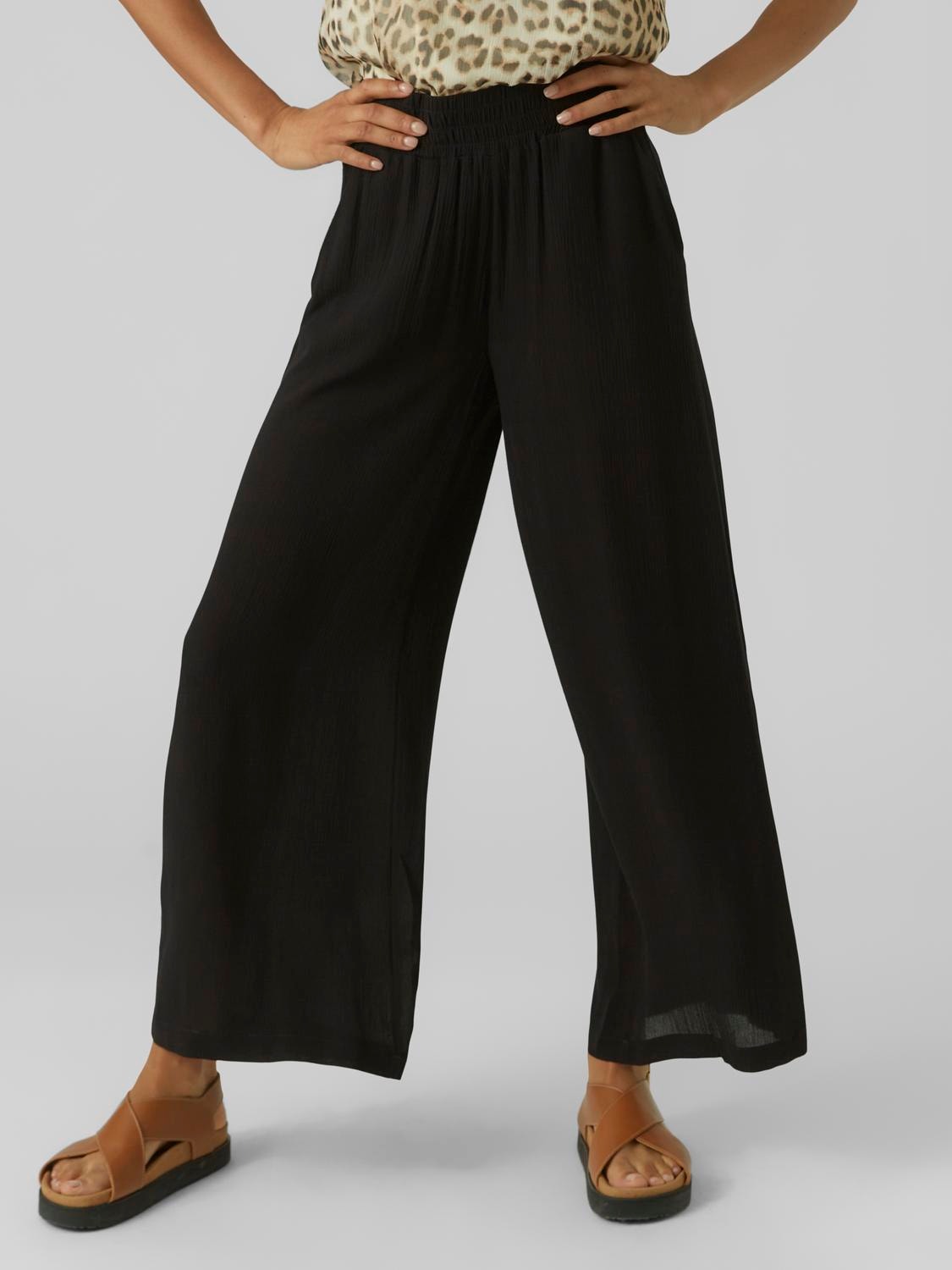 Vero Moda VMMENNY Taille haute Pantalons -Black - 10282478