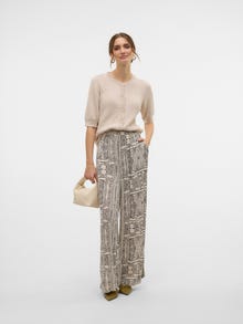 Vero Moda VMMENNY Hohe Taille Hose -Oatmeal - 10282478