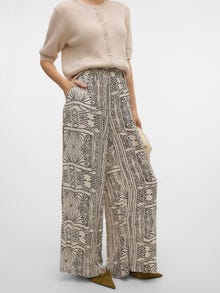 Vero Moda VMMENNY Hohe Taille Hose -Oatmeal - 10282478