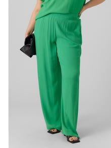 Vero Moda VMCMENNY Korkea vyötärö Housut -Bright Green - 10282479