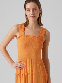 Vero Moda VMMENNY Lang kjole -Georgia Peach - 10282481