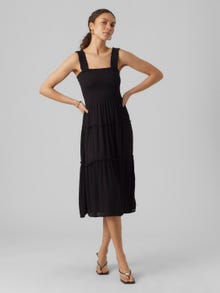 Vero Moda VMMENNY Lange jurk -Black - 10282481