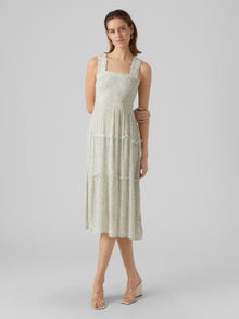 Vero Moda VMMENNY Lang kjole -Desert Sage - 10282481